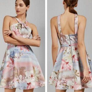 Ted Baker Floral Skater Mini Dress